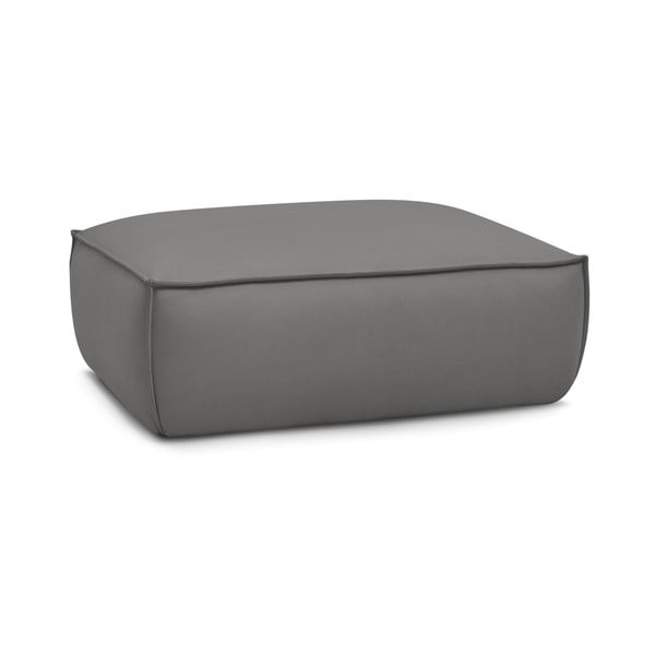 Poggiapiedi in similpelle grigio Boheme - Bobochic Paris-image-4