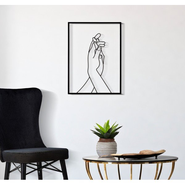 Decorazione murale in metallo 40x55 cm Simply Hands - Mauro Ferretti-image-1