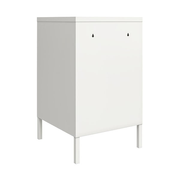 Comodino in metallo bianco Mission District - Støraa-image-4