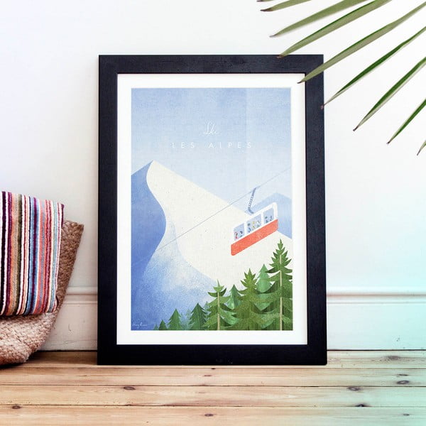 Poster , A3 Les Alpes - Travelposter-image-1