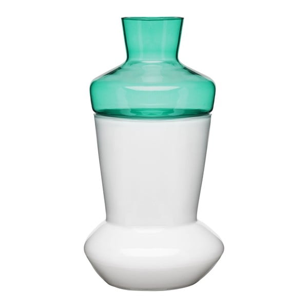 Vaso a due pezzi Duo bianco-turchese - Sagaform-image-4