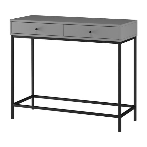 Consolle grigia 35x90 cm Celine - Støraa-image-1