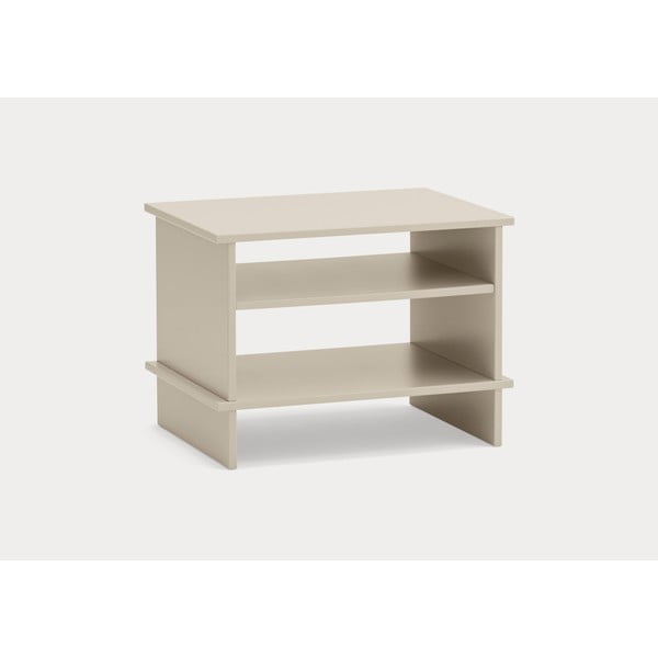 Comodino color crema con ripiani Inari – Teulat-image-2