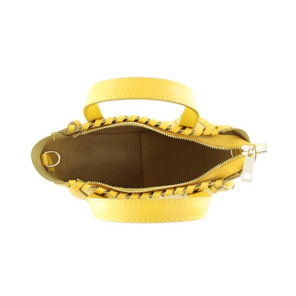 Borsa in pelle gialla Anna - Chicca Borse-image-4