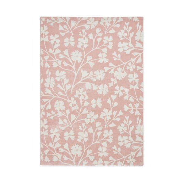 Tappeto in rosa chiaro 80x150 cm Grace Floral – Catherine Lansfield