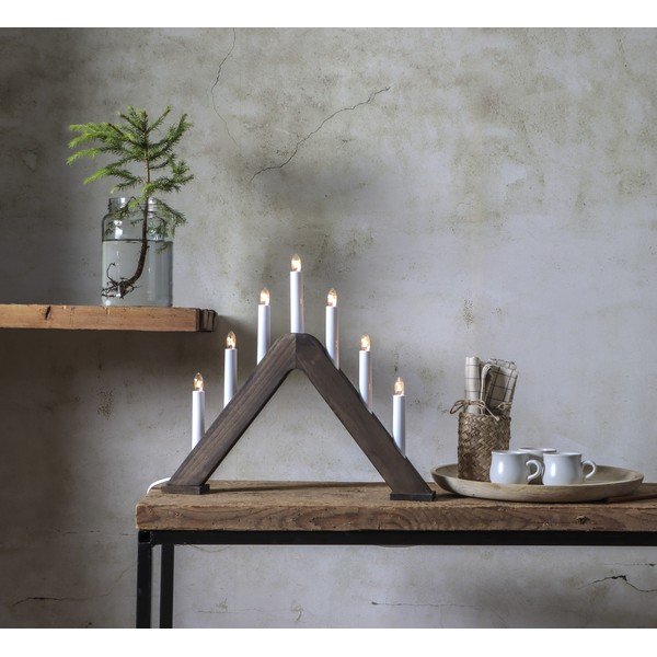 Portacandele LED con alimentazione a corrente (altezza totale 36 cm) Jarve – Star Trading-image-2