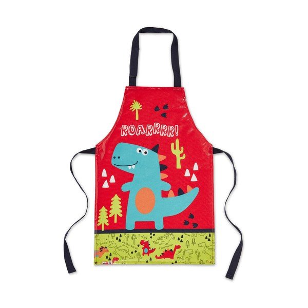 Grembiule da bambino in cotone Dinosaur - Cooksmart ®-image-2
