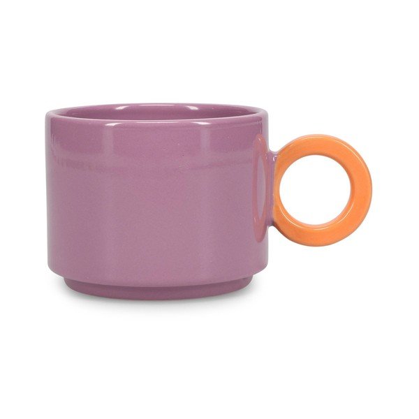 Tazza viola in gres 280 ml Lou – ONA