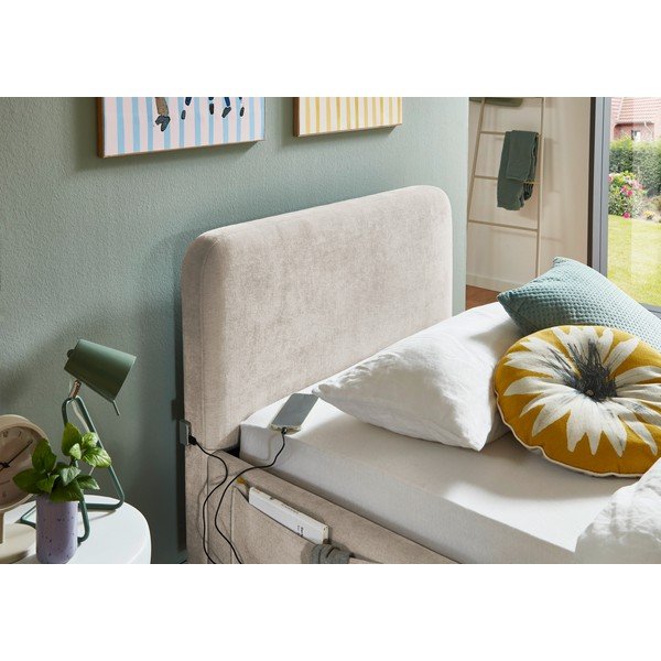 Letto da bambini beige rete non inclusa 90x200 cm Cosy – Meise Möbel-image-2