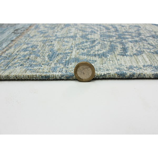 Tappeto Patchwork in ciniglia uovo d'anatra blu-grigio, 120 x 170 cm - Flair Rugs-image-2