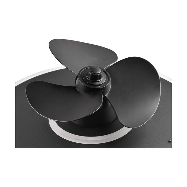 Plafoniera LED nera opaca Nybro – Trio-image-3