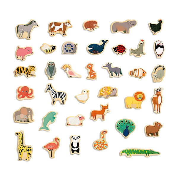 Magneti per bambini Animali dello zoo - Djeco