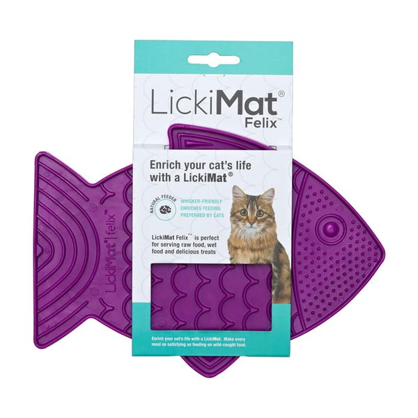 Leccapiedi per gatti Felix Purple - LickiMat