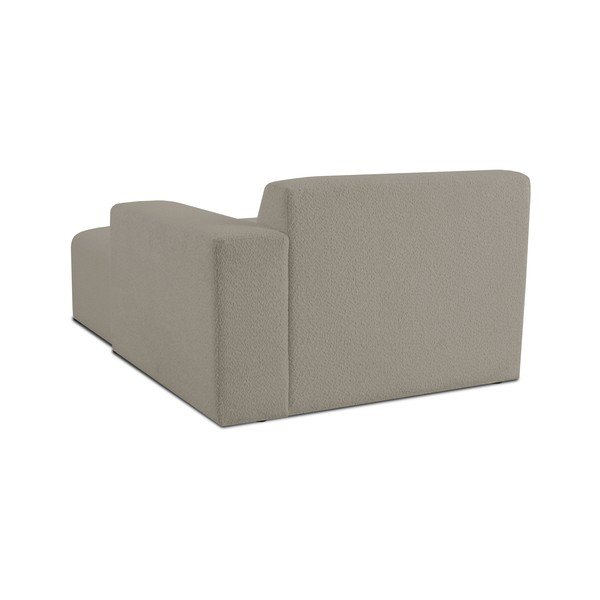 Modulo divano marrone chiaro in tessuto bouclé (angolo destro) Roxy - Scandic-image-3