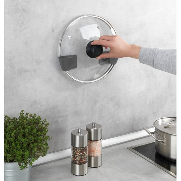 Portacoperchi in plastica autoportanti, set da 8 - Wenko-image-1