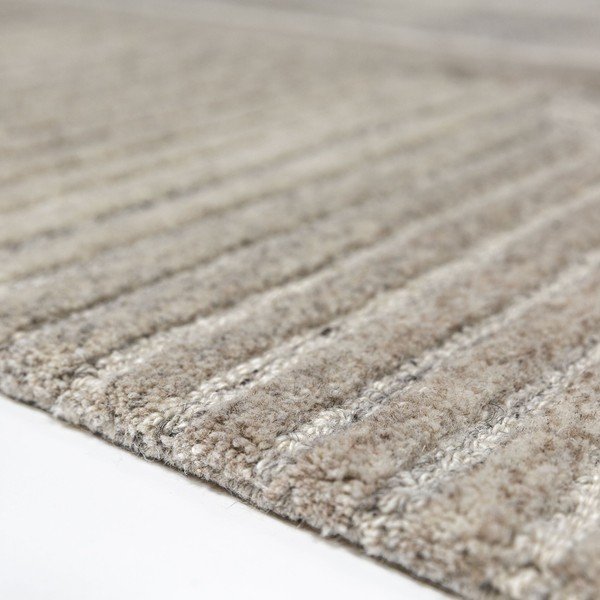 Tappeto greige in lana tessuto a mano 200x300 cm Lira  – Flair Rugs-image-2