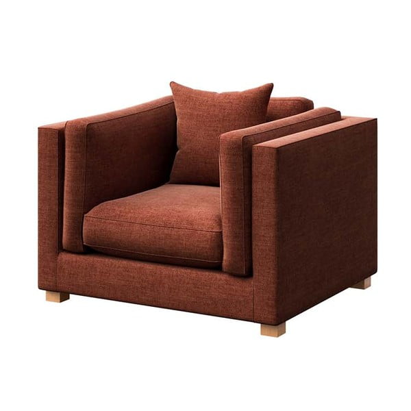 Poltrona relax in colore mattone Pomo - Ame Yens-image-2