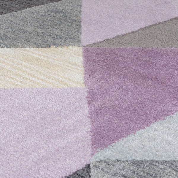 Tappeto viola/grigio 120x170 cm Icon - Flair Rugs-image-2