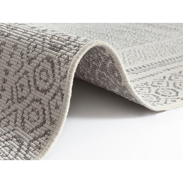 Runner da esterno grigio e bianco Berlino, 80 x 250 cm - Ragami-image-2