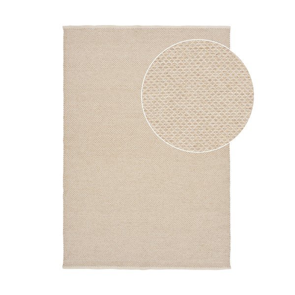 Tappeto color crema in lana 200x300 cm Gaya – House Nordic-image-3
