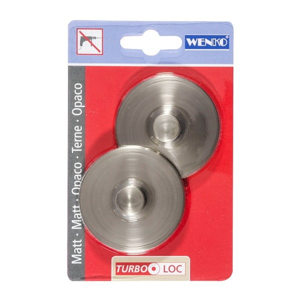 2 pezzi Set di fissaggio Turbo-loc senza foratura Premium - Wenko-image-1