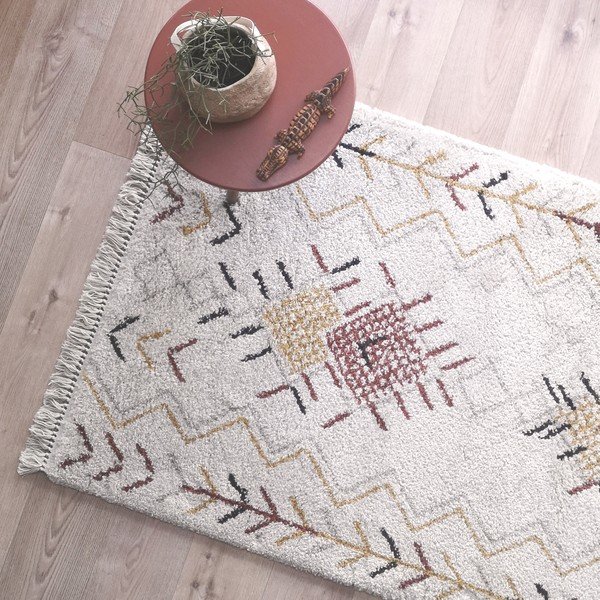 Tappeto beige , 135 x 190 cm Sixto - Nattiot-image-3