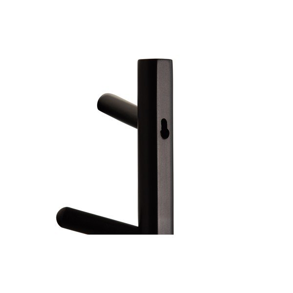 Appendiabiti da parete nero in legno di pino Marrit - WOOOD-image-2