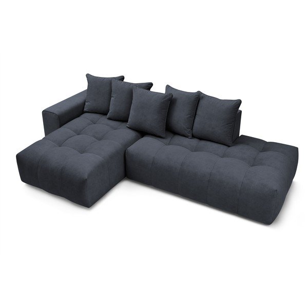 Divano angolare blu scuro (angolo sinistro) Mont-Blanc - Bobochic Paris-image-4