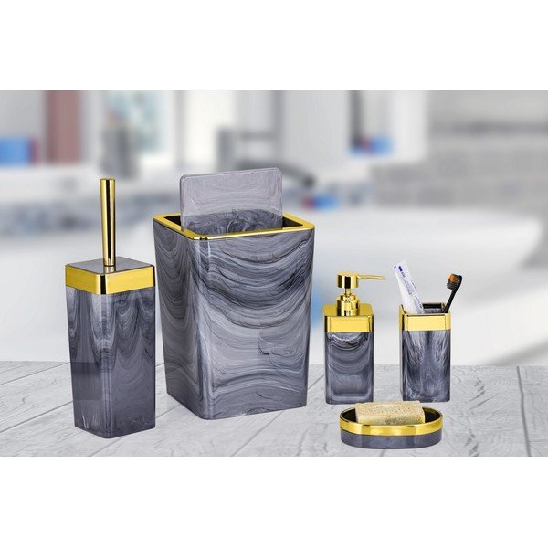 Set di accessori da bagno grigi - Oyo Concept-image-1