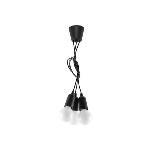 Lampada a sospensione nera 15x15 cm Rene - Nice Lamps