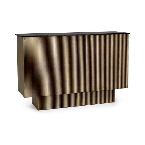 Isola da cucina con piano in legno di mango 40x160 cm Virat – Bizzotto