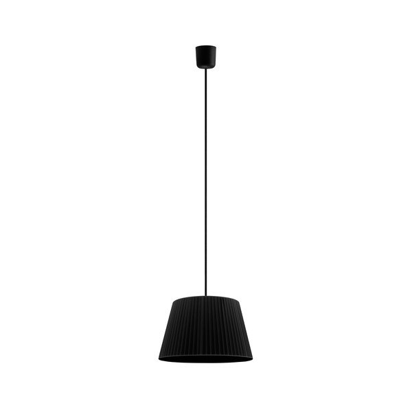 Černé závěsné svítidlo Sotto Luce KAMI, Ø 36 cm