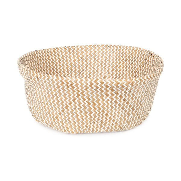 Cesto portaoggetti in seagrass chiaro , ⌀ 45 cm Zic Zac - Compactor-image-2