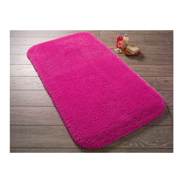 Tappeto da bagno rosa fucsia Confetti Miami, 50 x 57 cm - Foutastic