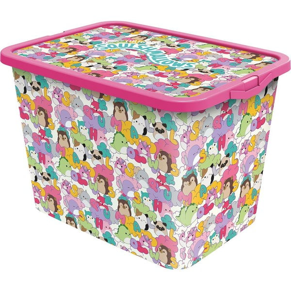 Contenitore di plastica per bambini 40x29x27 cm Stor - SQUISHMALLOWS