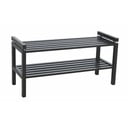 Scarpiera nera in rovere Ull Confetti - Rowico