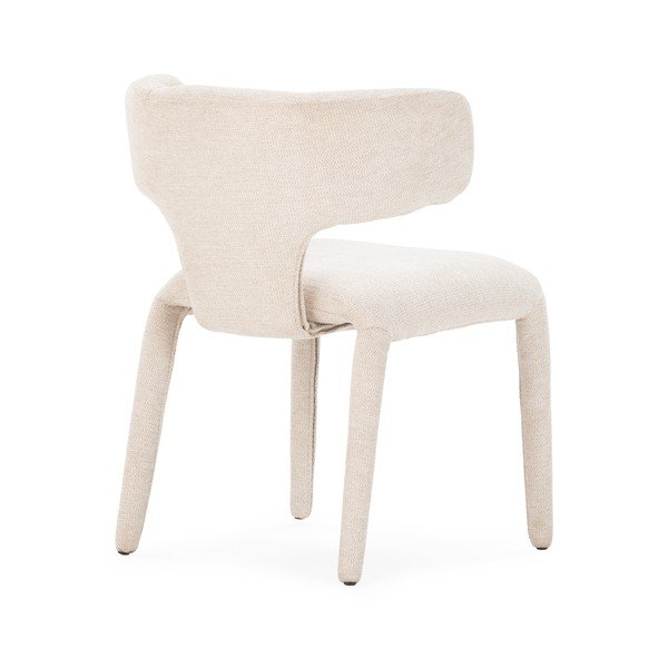 Sedia da pranzo beige imbottito Maca – MOME-image-3