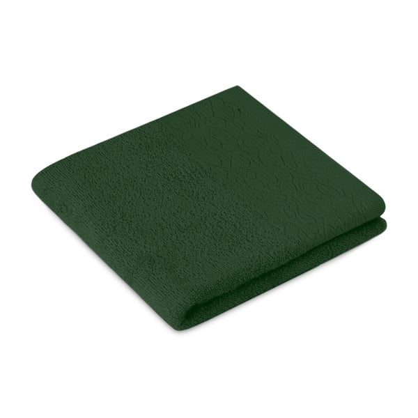 Set di asciugamani per viso e corpo tipo terry verdi in cotone 6 pz Flos – Restilo-image-3