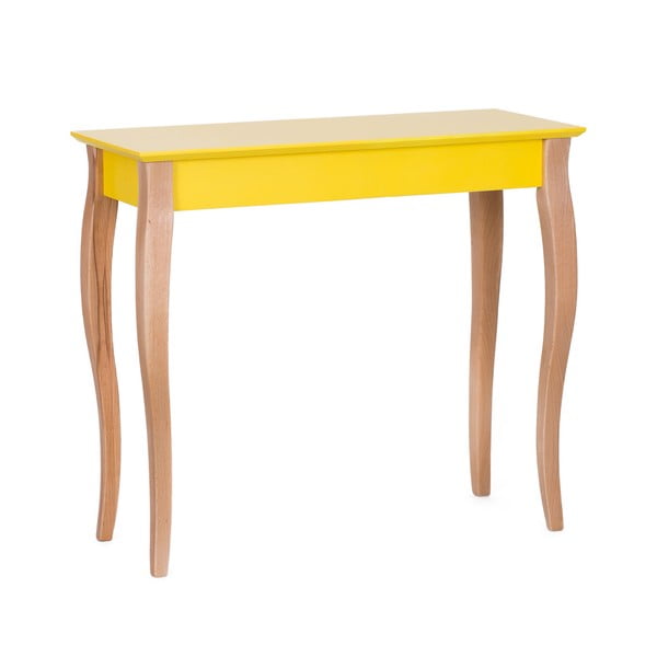 Tavolino Console giallo, lunghezza 85 cm - Ragaba