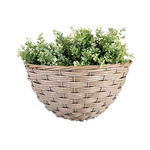 Kulatý závěs na květinu z proutí Esschert Design 