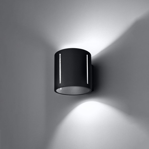 Lampada da parete nera Vulco - Sollux-image-2