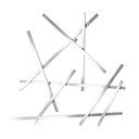 Attaccapanni da parete argentato in metallo 79 cm Matches – Spinder Design