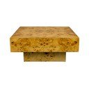 Tavolino da salotto di colore naturale con effetto noce 90x90 cm Quinn – Dutchbone