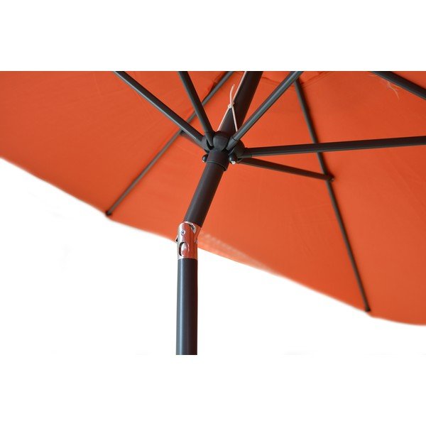 Ombrellone arancione ø 300 cm - Rojaplast-image-1