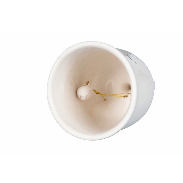 Decorazione natalizia in dolomia bianca Villa d'Este Renna - VDE Tivoli 1996-image-2