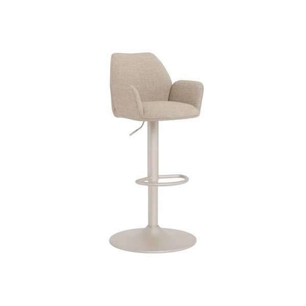 Sgabello da bar beige imbottito (altezza della seduta 64 cm) Glenda – Actona