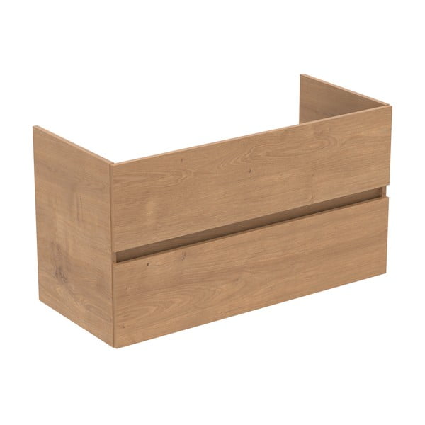 Mobile a sospensione per sottolavabo in rovere naturale 100x55 cm Eurovit+ - Ideal Standard-image-2