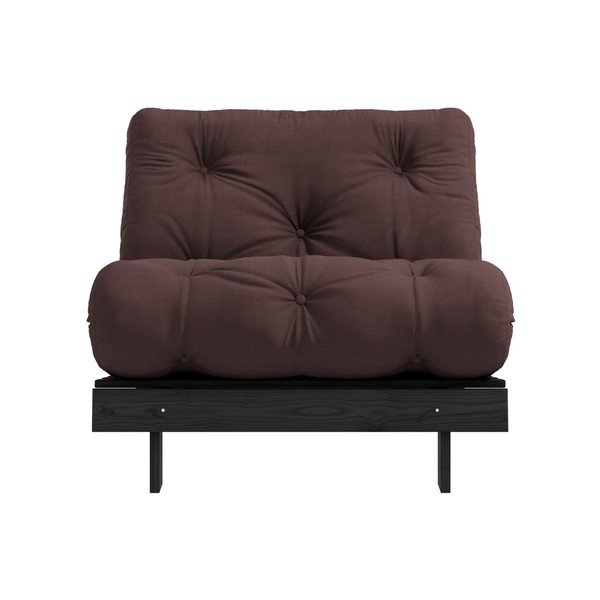 Poltrona variabile Nero/Marrone Roots - Karup Design-image-1