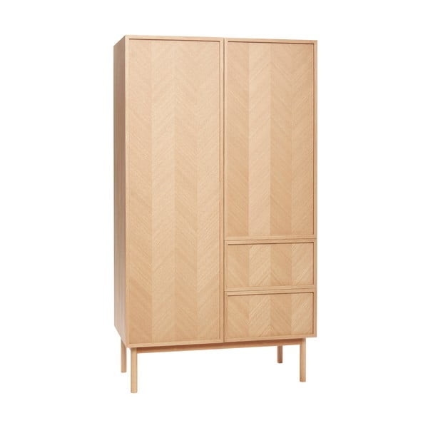 Armadio in rovere 100x180 cm Herringbone - Hübsch