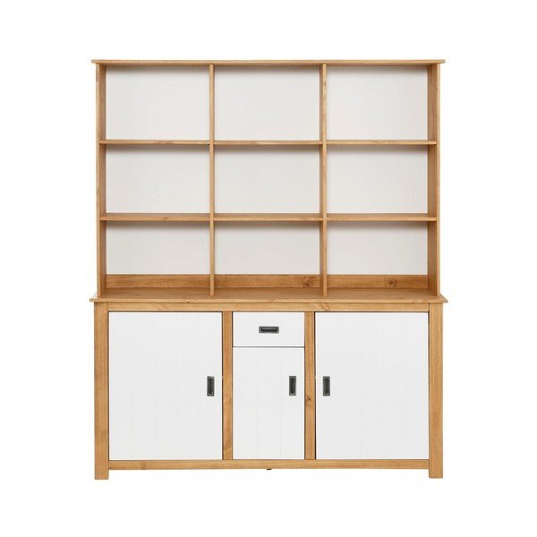 Credenza bianca e marrone Ariel - Støraa-image-1